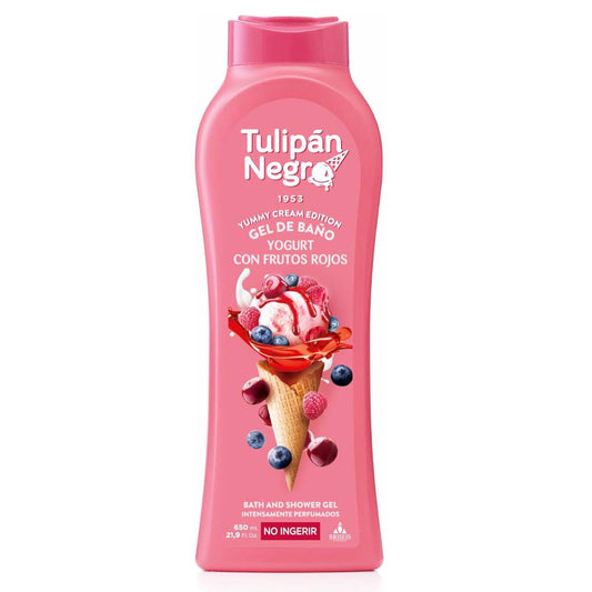 TULIPAN NEGRO BAGNOSCHIUMA YOGURT E FRUTTI ROSSI 650ML