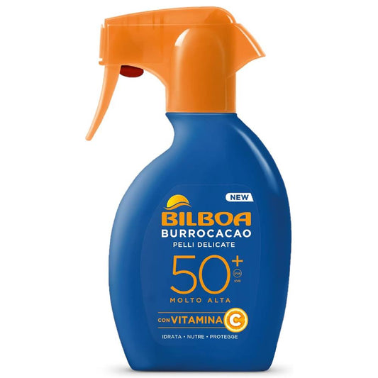 BILBOA BURROCACAO PELLI DELICATE SPF 50+ CON VITAMINA C 250ML