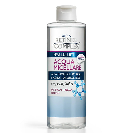 RETINOL COMPLEX ACQUA MICELLARE ALLA BAVA DI LUMACA E ACIDO JALURONICO 400ML