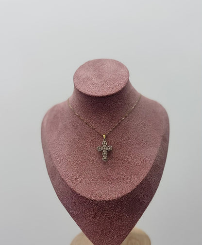 COLLANA GOLD CROCE