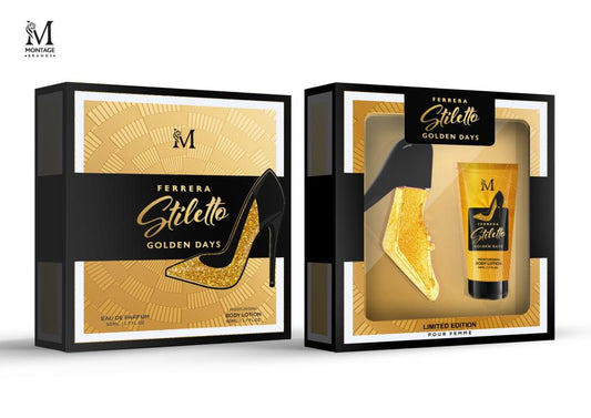 STILETTO GOLDEN DAYS PERFUME + BODY CREAM 50ml PACKAGE