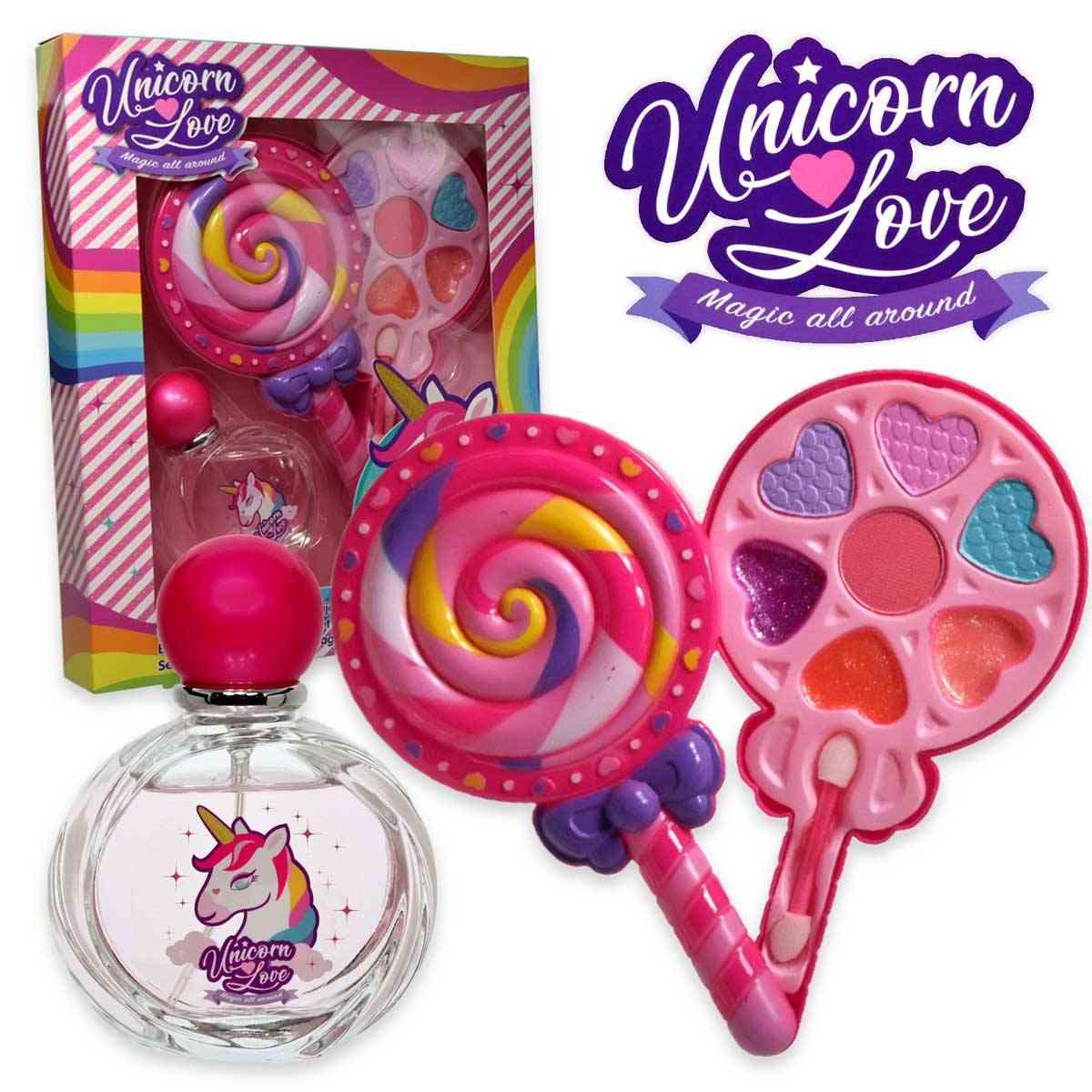 COFANETTO TRUCCO BAMBINA UNICORNO LOVE