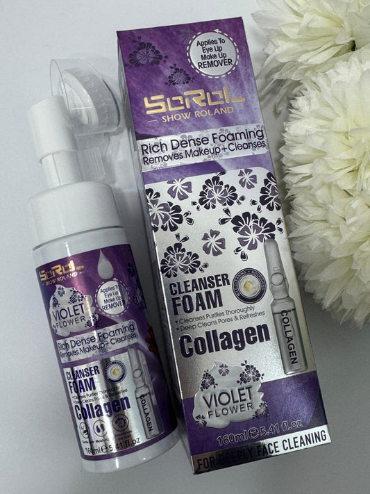 SOROI DETERGENTE VISO COLLEGENE E FIORE DI VIOLETTA 160ML