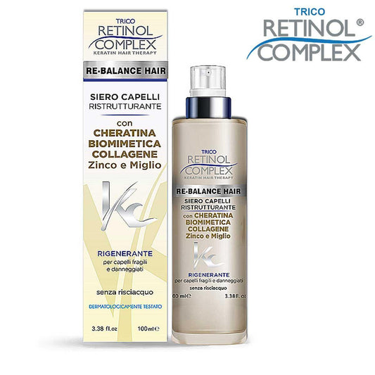 RETINOL COMPLEX SIERO RISTRUTTURANTE CAPELLI CHERARINA E COLLAGENE