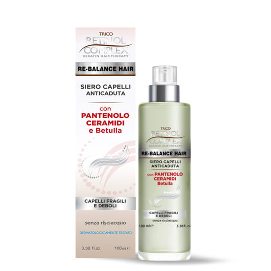 RETINOL COMPLEX SIERO CAPELLI PANTENOLO CERAMIDI E BETULLA  100ML