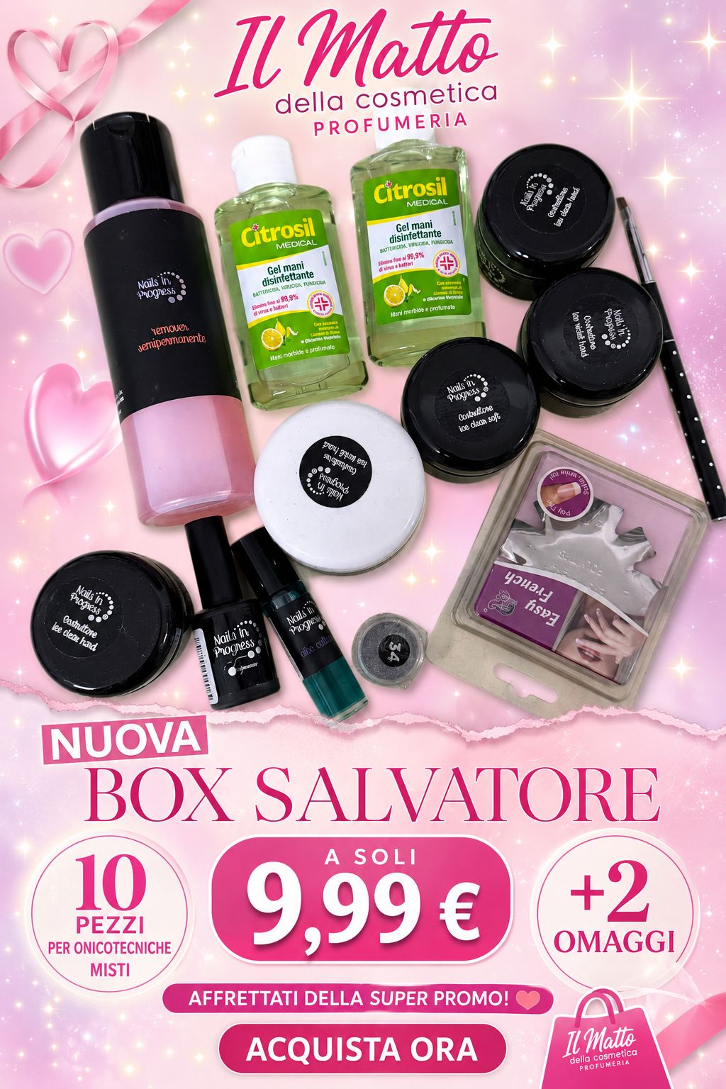 BOX SALLVATORE PRODOTTI UNGHIE
