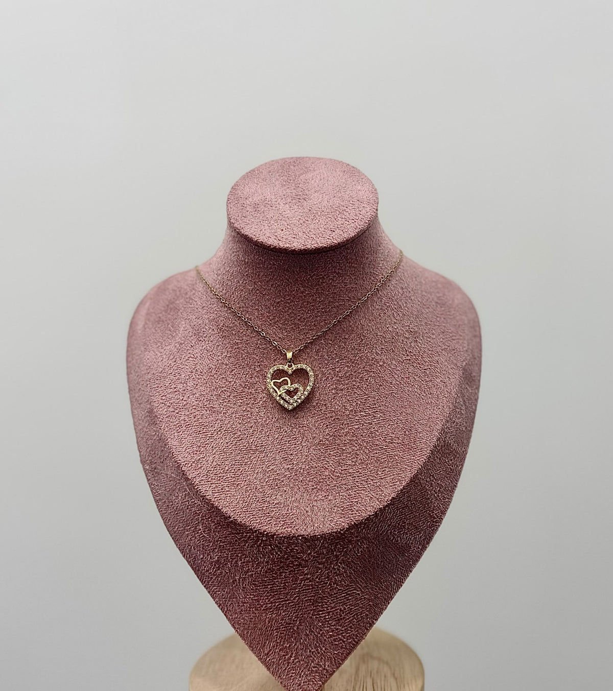 COLLANA GOLD DOPPIO CUORE
