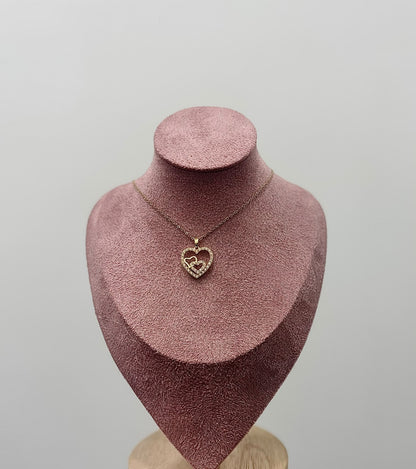 COLLANA GOLD DOPPIO CUORE