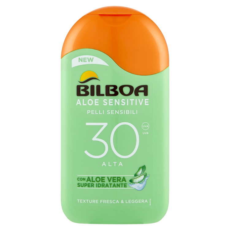 BILBOA ALOE SENSITIVE PELLI SENSIBILI SPF 30 CON ALOE VERA 200ML