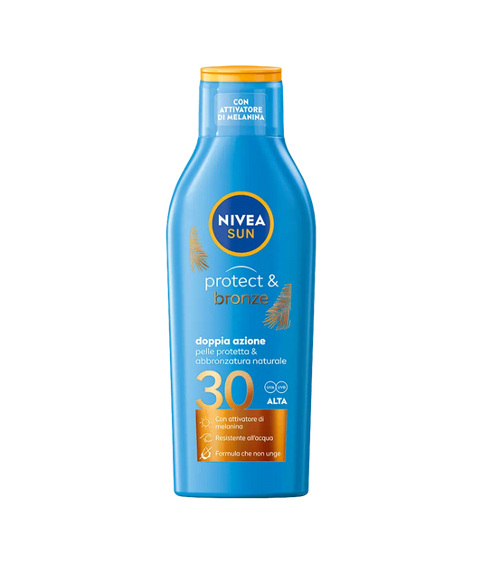 NIVEA SUN LATTE SOLARE PROTECT&BRONZE DOPPIA AZIONE SPF 20/30/50 200ML
