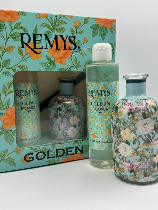 REMYS PROFUMATORE+RICARICA GOLDEN 250ML+250ML