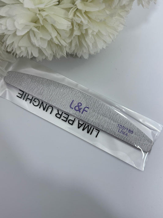 L&F LIMA MEZZALUNA 100/180 1PCS