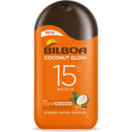 BILBOA COCONUT GLOW SPF 15 CON OLIO DI COCCO 200ML