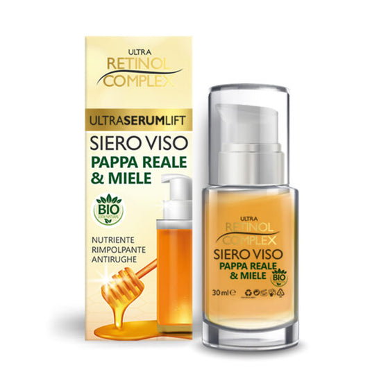 RETINO, COMPLEX SIERO VISO PAPPA REALE E MIELE