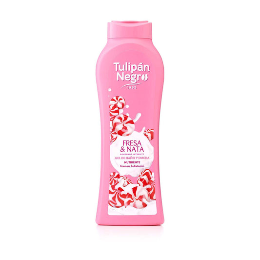TULIPAN NEGRO BAGNOSCHIUMA FRESA E NATA 650ML