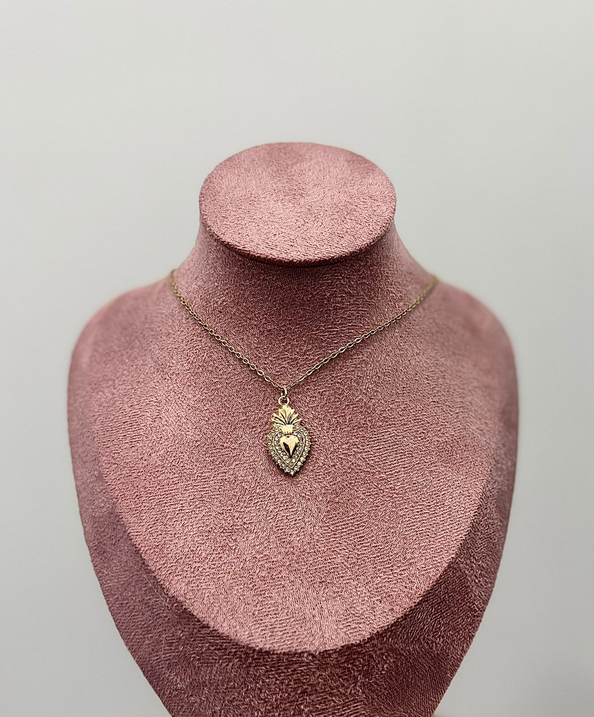 COLLANA GOLD CUORE SACRO