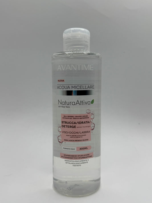 AVANTIME ACQUA MICELARE PER PELLI SENSIBILI, GRASSE E IMPURE 400ML