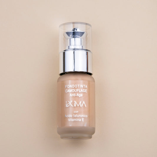 IXIMA FONDOTINTA CAMOUFLGE ANTI-AGE CON ACIDO IALURONICO E VITAMINA E 30ML