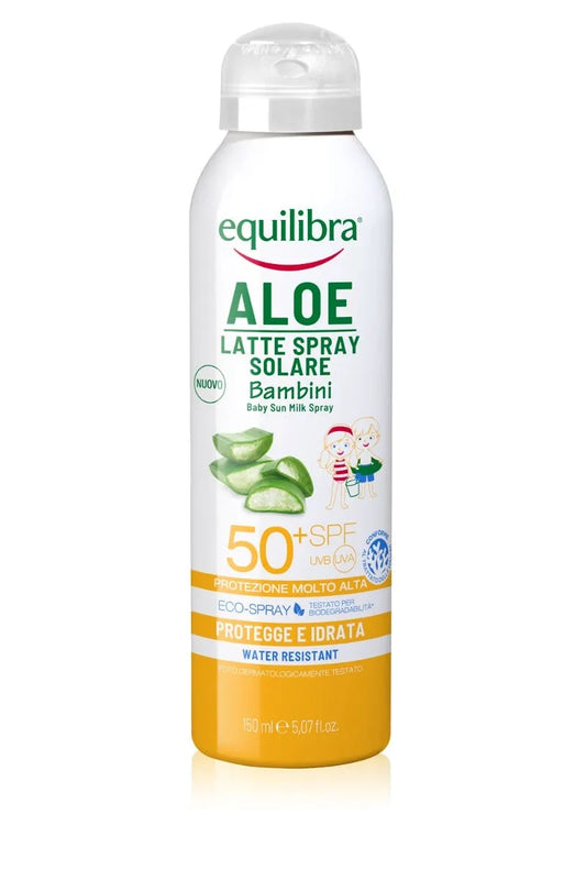 EQUILIRBIA LATTE SOLARE SPRAY ALOE SPF50+ PER BIMBI 150ML