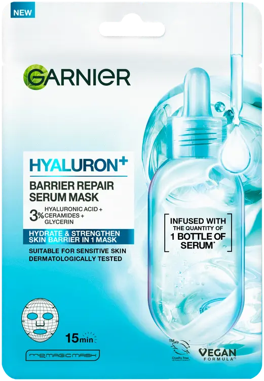 GARNIER MASCHERA IN TESSUTO SIERO ALL'ACIDO IALURONICO