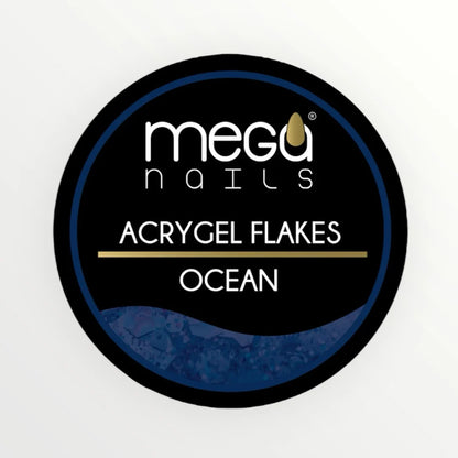 MEGA NAILS ACRYGEL FLAKES 30GR