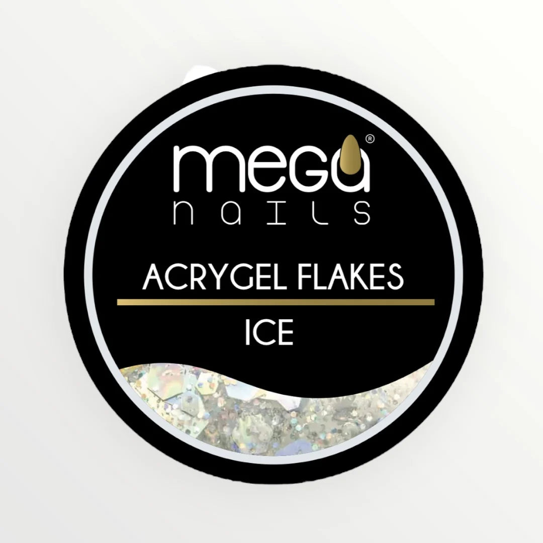 MEGA NAILS ACRYGEL FLAKES 30GR