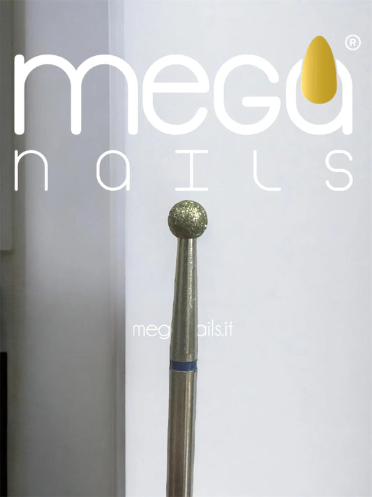 MEGA NAILS PUNTA A SFERA DIAMANTATA DRY MANICURE