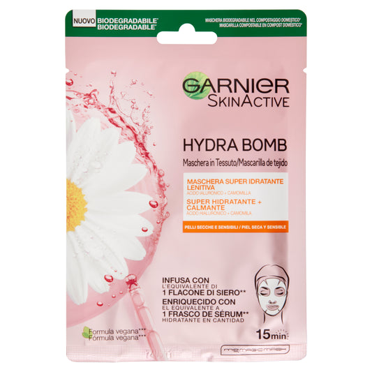 GARNIER SKIN ACTIVE MASCHERA IN TESSUTO HYDRA BOMB