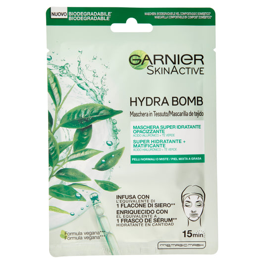 GARNIER MASCHERA IN TESSUTO SUPER IDRATANTE E OPACIZZANTE