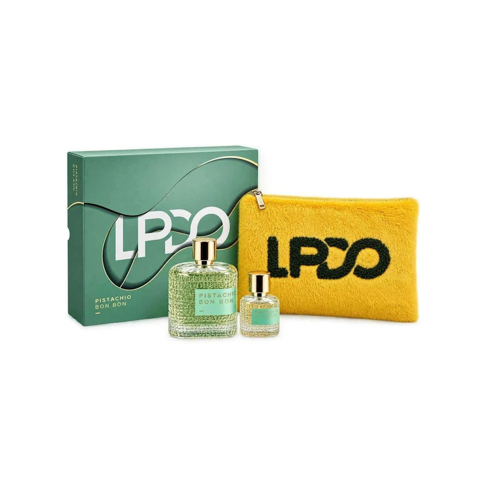 LPDO KIT EAU DE PARFUM 100ML E 15ML+ POCHETTE PISTACHIO BON BON