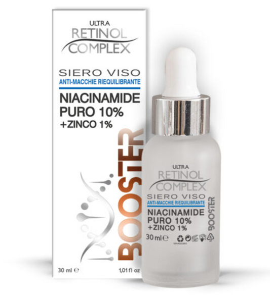 RETINOL COMPEX SIERO VISO BOOSTER NIACINAMIDE PURO E ZINCO 30ML