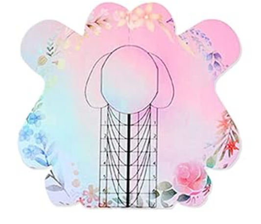 CARTINE PER ALLUNGAMENTO UNGHIE FANTASIA FIORI