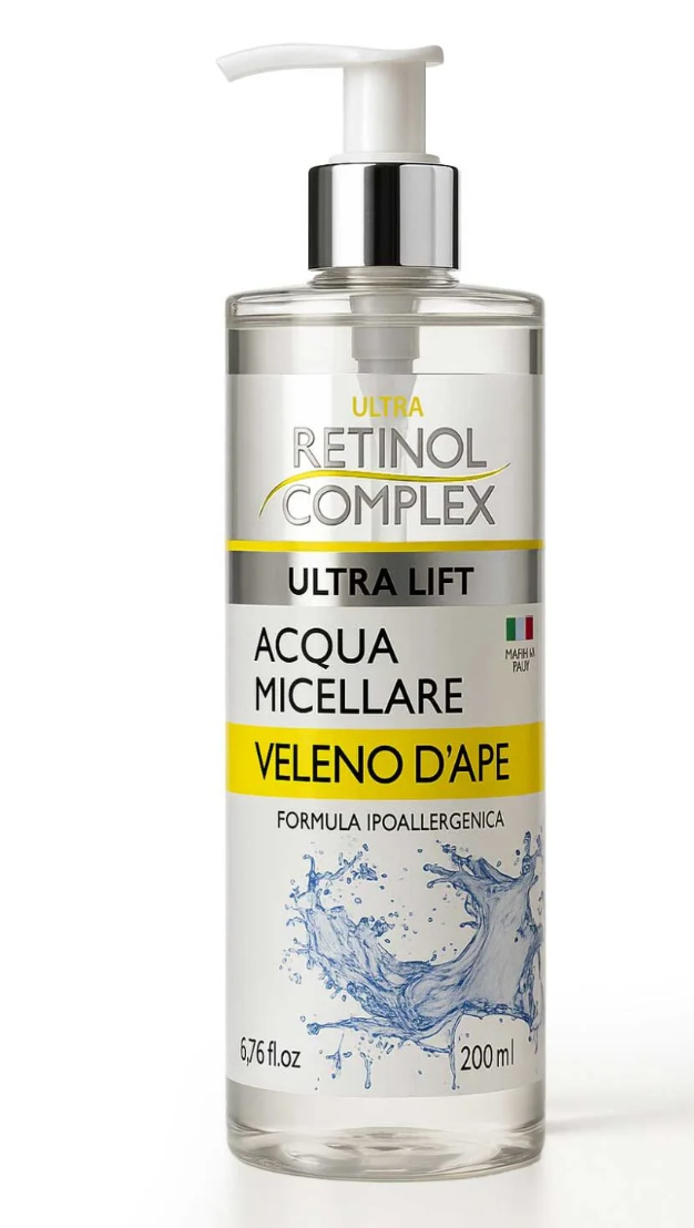 RETINOL COMPLEX ACQUA MICELLARE VELENO D'APE 200ML