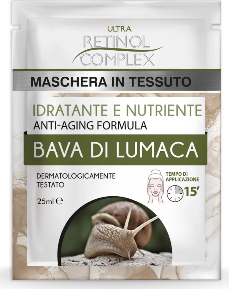 RETINOL COMPLEX MASCHERA IN TESSUTO BAVA DI LUMACA 25ML