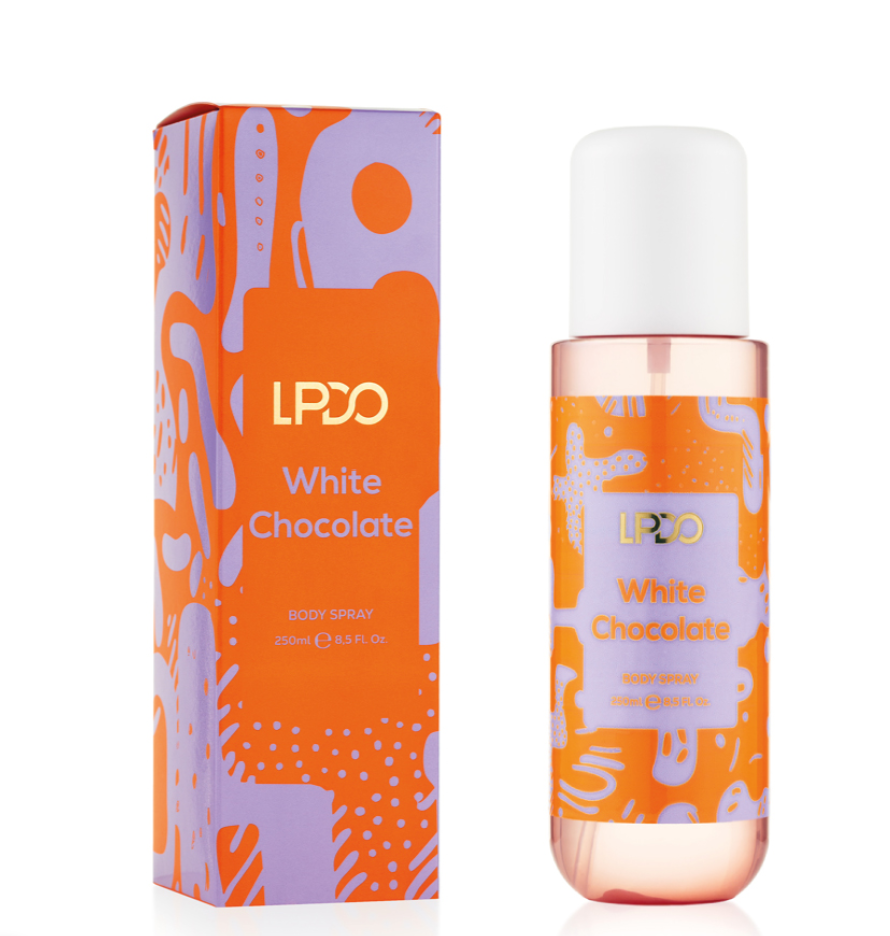 LPDO BODY SPRAY WHITE CHOCOLATE 250ML