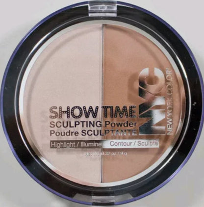 NYC NEW YORK COLOR CITY SCULPTING POWDER FACIAL MAKEUP SHOW TIME
