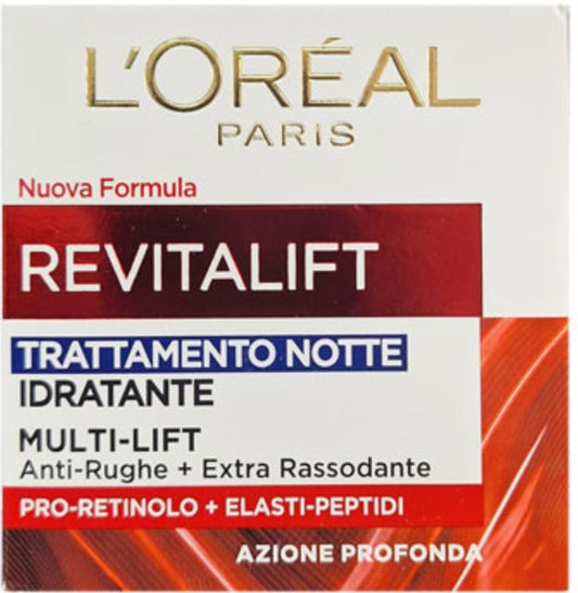 L'OREAL PARIS REVITALIFT TRATTAMENTO NOTTE IDRATANTE 50ML