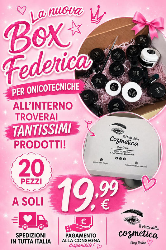 BOX FEDERICA PRODOTTI UNGHIE