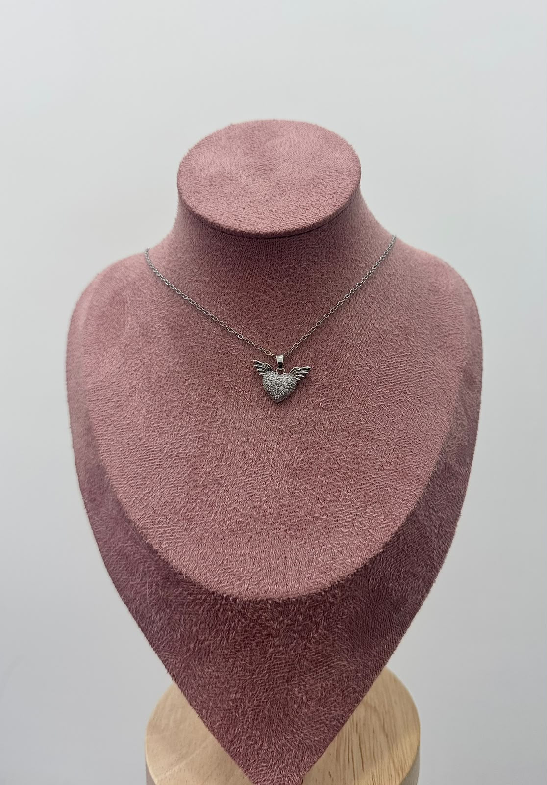 COLLANA SILVER CUORE ALATO