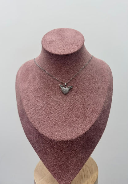 COLLANA SILVER CUORE ALATO