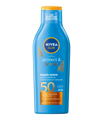 NIVEA SUN LATTE SOLARE PROTECT&BRONZE DOPPIA AZIONE SPF 20/30/50 200ML