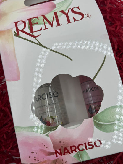 REMYS NARCISO CONFEZIONE CON ACQUA PROFUMATA 75ML E BAGNOSCHIUMA 250ML