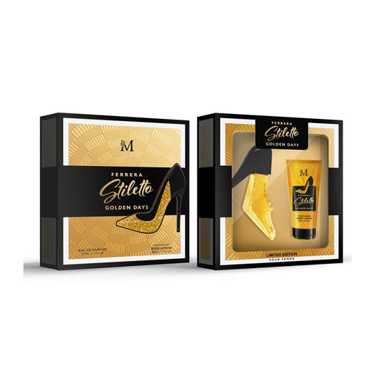 CONFEZIONE MONTAGE FERRERA STILETTO GOLDEN DAYS EDP50ML+BODY LOTION 50ML