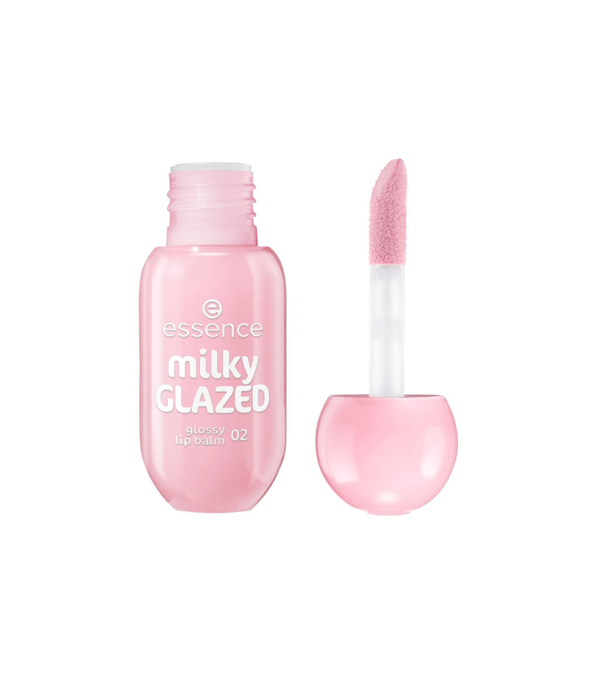 ESSENCE MILKY GLAZED GLOSSY LIP BALM 02 STRAWBERRY WHIP 4ML