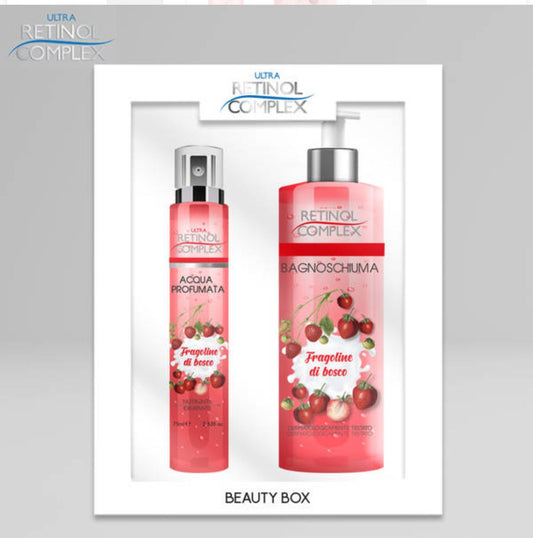 RETINOL COMPLEX BEAUTY BOX BAGNOSCHIUMA 500ML+ACQUA PROFUMATA 75ML VARIE FRAGRANZE