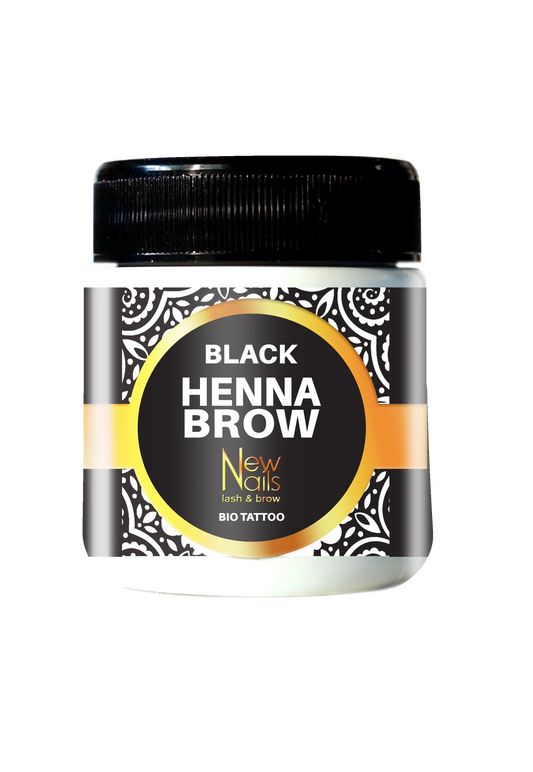NEW NAILS SYSTEM HENNA BROWN  BIO TATTOO