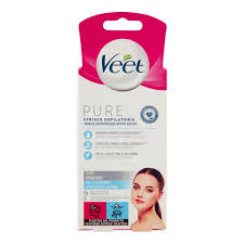 VEET PURE STRISCE DEPILATORIE VISO PELLI SENSIBILI 16PZ