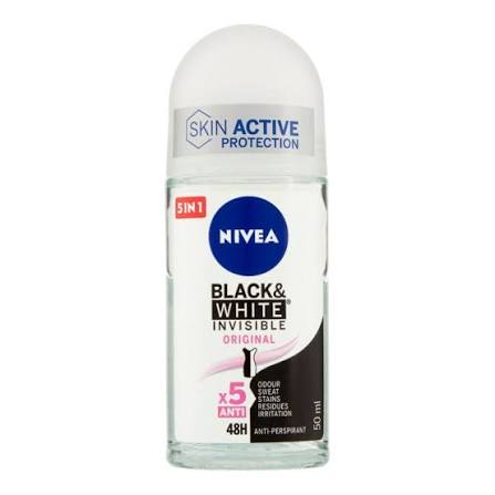 NIVEA DEODORANTE ROLL ON BLACK AND WHITE 72H 50ML