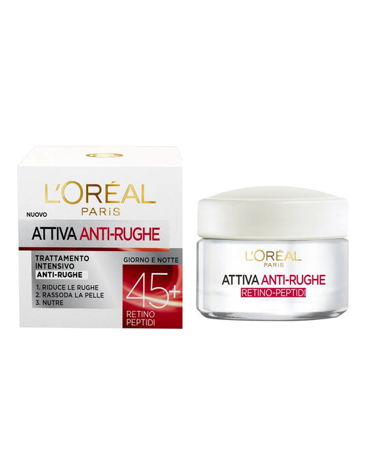 OREAL CREMA ATTIVA ANTI-RUGHE 45+ 50ML