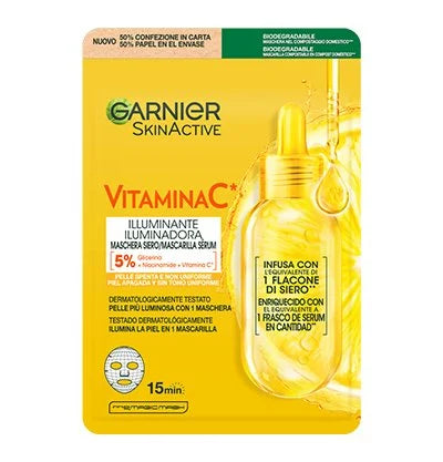 GARNIER MASCHERA IN TESSUTO VITAMINA C